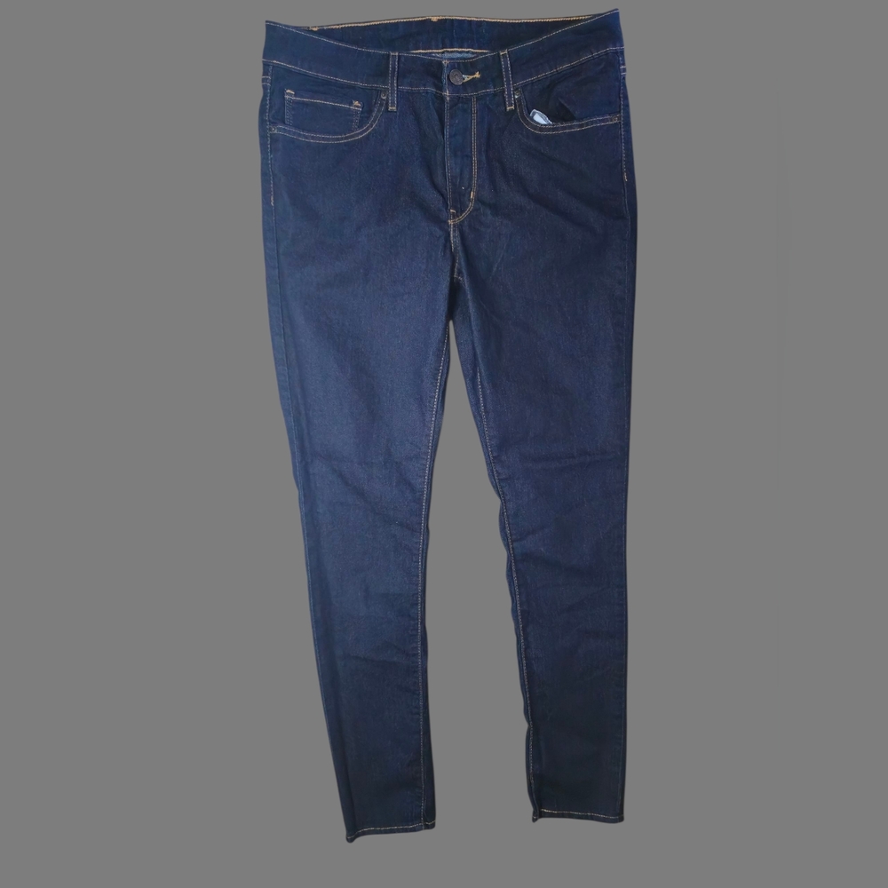 Levi's Dark Blue Straight Jeans